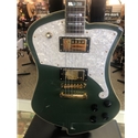 D'Angelico Deluxe Army Green with Hardshell Case