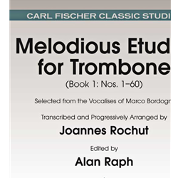 Melodious Etudes for Trombone Book 1