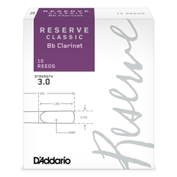 D'Addario Reserve Classic Clarinet Reeds