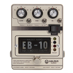 Walrus EB-10 Preamp // EQ // Boost