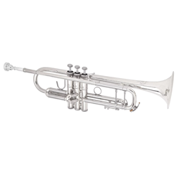 B&S Challenger I 3137 Silver Plated Bb Trumpet