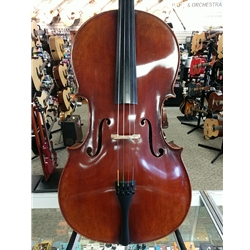 Used Hand-Carved 4/4 Cello