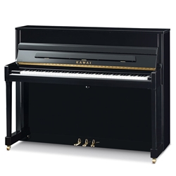 Kawai K-200 Upright Piano
 Ebony Polish with Nickel Hardware